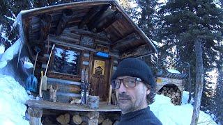 Solo Winter Overnight To A Historic Backcountry Hut (With Sketchy Creek Crossings To Get There!)