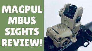 Magpul MBUS Flip Up Sights Review (The Best Back Up Iron Sights For The Money!)