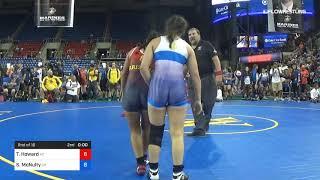 127 Lbs Rnd Of 16 Trinity Howard Arizona Vs Shayla McNulty Oregon