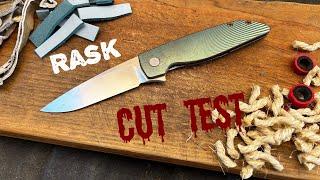 Cut Test: Grimsmo Rask! Does this $1,000 Knife Cut Well??