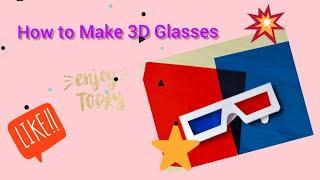 How to Make 3D Glasses at Home - Cara Membuat Kacamata 3 Dimensi di Rumah