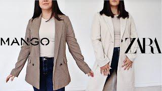 ZARA & MANGO FALL & WINTER HAUL 2024| Must Have Capsule Wardrobe Basics & Classic Everyday Outfit