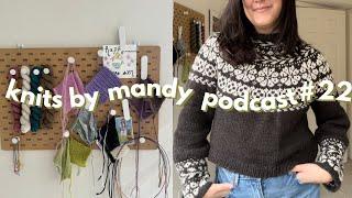 my finished lumme and spring knitting plans | knits by mandy podcast #22