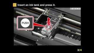 PIXMA iP110: Installing the ink tanks