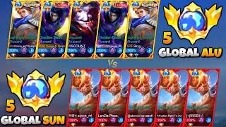 5 GLOBAL ALU VS 5 GLOBAL REVAMP SUN | WHO IS THE KING OF LIFESTEAL NOW?  | INTENSE 5v5 BATTLE! 