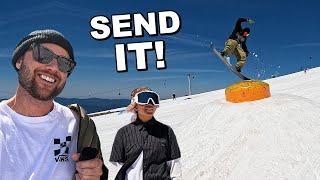 Sending It BIG at Summer Snowboard Camp