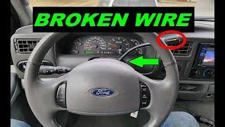 HOW TO FIX OVERDRIVE BUTTON NOT WORKING FORD SUPERDUTY F250 350 EXCURSION 99-07