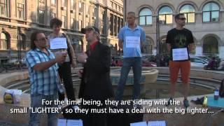 Flash Mob in Bucharest AntiChevron Day (english subtitles)