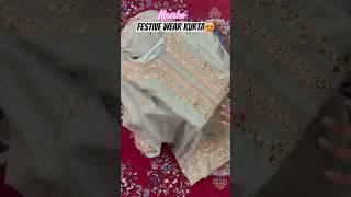 Festive wear Kurta set haul from Meesho #meesho #meeshohaul #kurtasethaul #shortsvideo #shorts