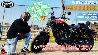 Now Better Than Classic & Meteor 350? | All Changes in 2024 YEZDI ROADSTER | In Depth Ride Review