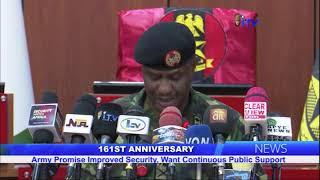 161st Anniversary: Army Promise Improved Security, Want Continuous Public Support