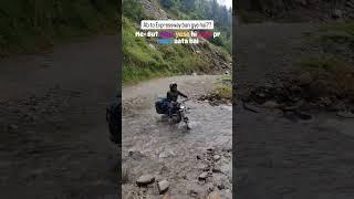 Himachal Offroading water crossing | Kinnaur Kailash Yatra 2024 #bike #offroading #himachal