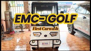 Our NWOW EMC-GOLF first carwash | Napasukan ba ng tubig?