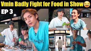 VMIN Badly Fight for Food in Show | Jimin & V Big Fight for Food Full Video