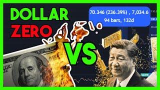 GOLD VS The Dollar’s Downfall TO ZERO  You are POOR if you don't have GOLD  Better than Bitcoin