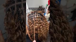 Difference between Boho Braids & Goddess Braids,hope this will be helpful  #bohobraids #shorts