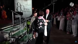 Президент Азербайджана Ильхам Алиев поднял на руки жену Муслима Магомаева, Тамару Синявскую
