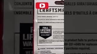 Receipt Required? 4 Craftsman Lifetime Warranty Tool Exchange LOWES Hardware Store Retailer Info