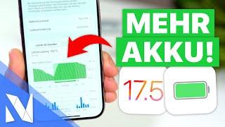 iPhone Akku Tipps & Tricks mit iOS 17.0 bis 17.5.1 - Akkulaufzeit verlängern  | Nils-Hendrik Welk