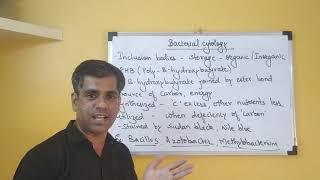 Bacterial cytology I PHB I inclusion bodies I Prof Kukreja Girish