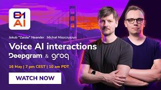 Voice AI interactions – Deepgram & Groq #0to1AI #LIVEcoding