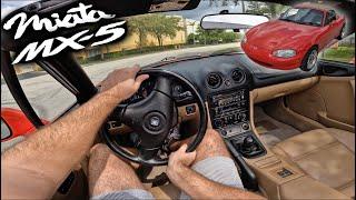 Mazda MX-5 NB Miata POV Drive [4K] - Who says you need speed to have fun? | NB Miata HARD PULLS!