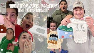 Telling our family I’m PREGNANT
