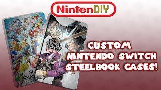 NintenDIY Episode 5 - Custom Nintendo Switch Steelbook TUTORIAL!