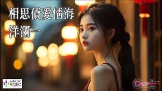 洋瀾一 - 相思債愛情海【AI音樂視頻/繁體拼音動態字幕 pinyin lyrics/與您分享好聽的非抖音年度精選熱門新歌】