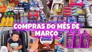 COMPRAS DO MÊS DE MARÇO | LEVAMOS O BEBÊ  | MARYA ALVES