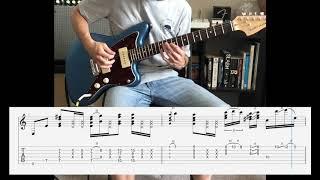 Jazz Funk Guitar Riff - with TAB