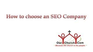 How to choose an SEO Company