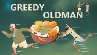 stories in english - GREEDY OLDMAN  - English Stories -  Moral Stories in English