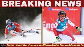 Swiss rising star Franjo von Allmen denies Marco Odermatt to clinch Kvitfjell downhill.#olympicgames