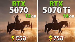 RTX 5070 vs RTX 5070 Ti - Test in 15 Games | 1440p