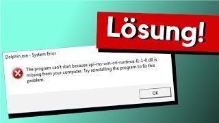 api-ms-win-crt-runtime-l1-1-0.dll Instalieren/lösen!