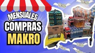 ️COMPRAS MENSUALES EN MAKRO  POR MAYOR SALE MÁS BARATO??? | Mamá de Compras