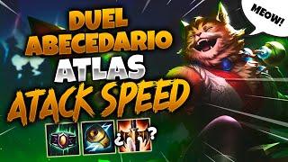 ATLAS, LA VELOCIDAD DE ATAQUE CONTRA EL TIEMPO - Warchi - Smite Master Duel Abecedario Atk Spd