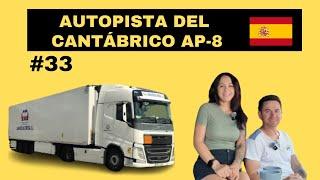 VAMOS por la AUTOPISTA CANTÁBRICA de camino a las DESCARGAS !#33 #españa #truck  #truckdriver #work