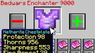 Minecraft Bedwars but you can use any enchant you want...