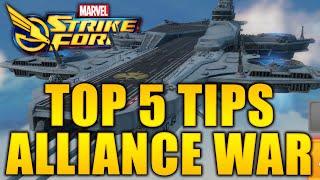 Top 5 Tips Alliance War - MARVEL Strike Force - MSF