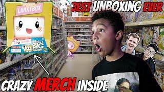 Craziest "REALLY BIG BOXY" LankyBox Series 3 UNBOXING on YOUTUBE!