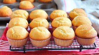 Magdalenas caseras de naranja ¡MUY FÁCILES! Cómo conseguir una BONITA MONTAÑITA