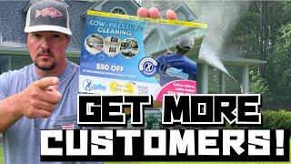 How To Get More Customers for Your Pressure Washing Business