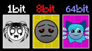 New Custom Geometry Dash Lobotomies v19, but everytime with more bits