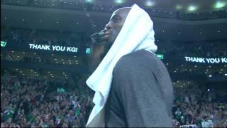 Celtics Kevin Garnett Tribute In-Game vs Brooklyn