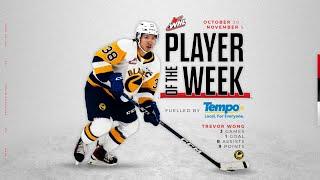 Tempo WHL Player of the Week – Trevor Wong (November 6, 2023)