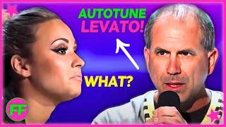 You Sing With Autotune, Demi Lovato! Contestant Owns Demi On X FACTOR! Crazy Moment 