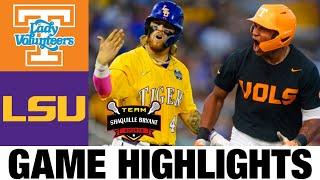 #1 Tennessee vs LSU Highlights | SEC Baseball Championships | 2024 College Baseball