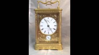 Fully Restored High Quality Repeater Carriage Clock By Bourdin, c1860